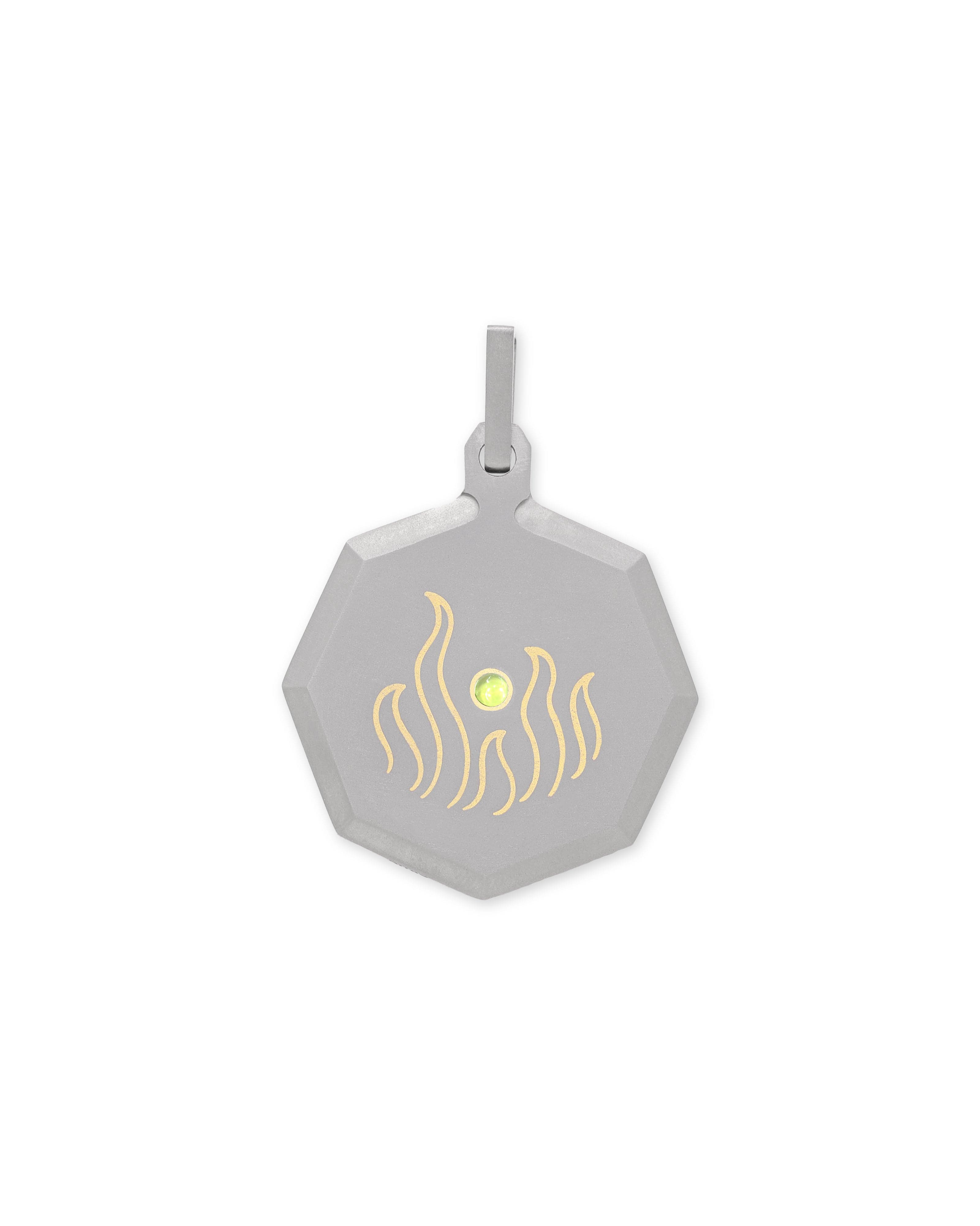 Leo – Titanium Zodiac Pendant.