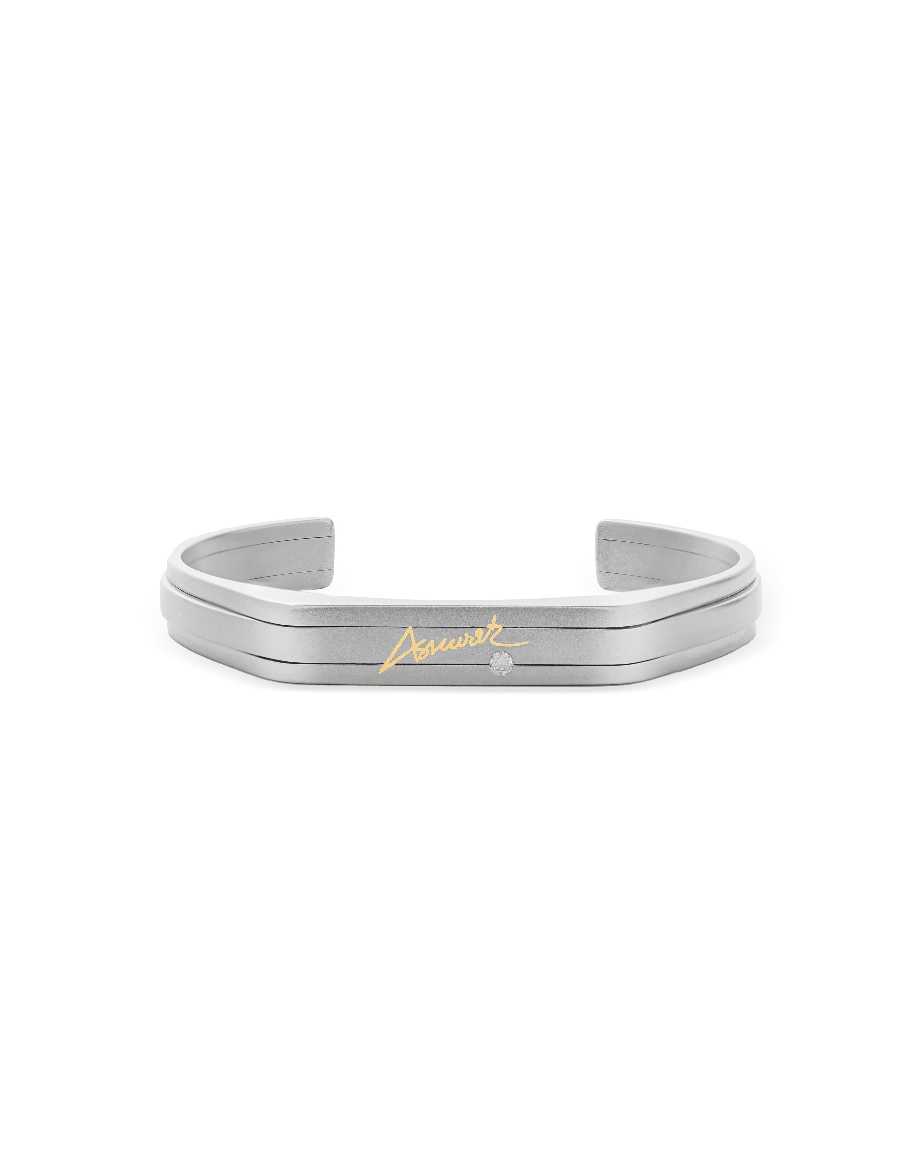Autograph – Personalized Titanium Kada Bracelet.
