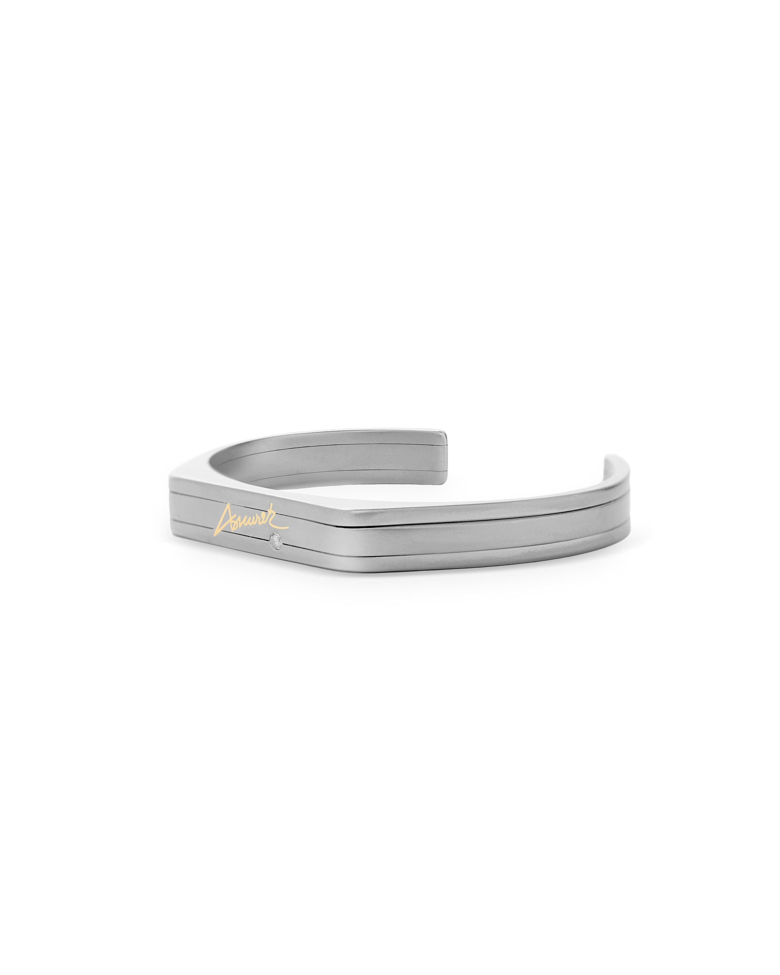 Autograph – Personalized Titanium Kada Bracelet.