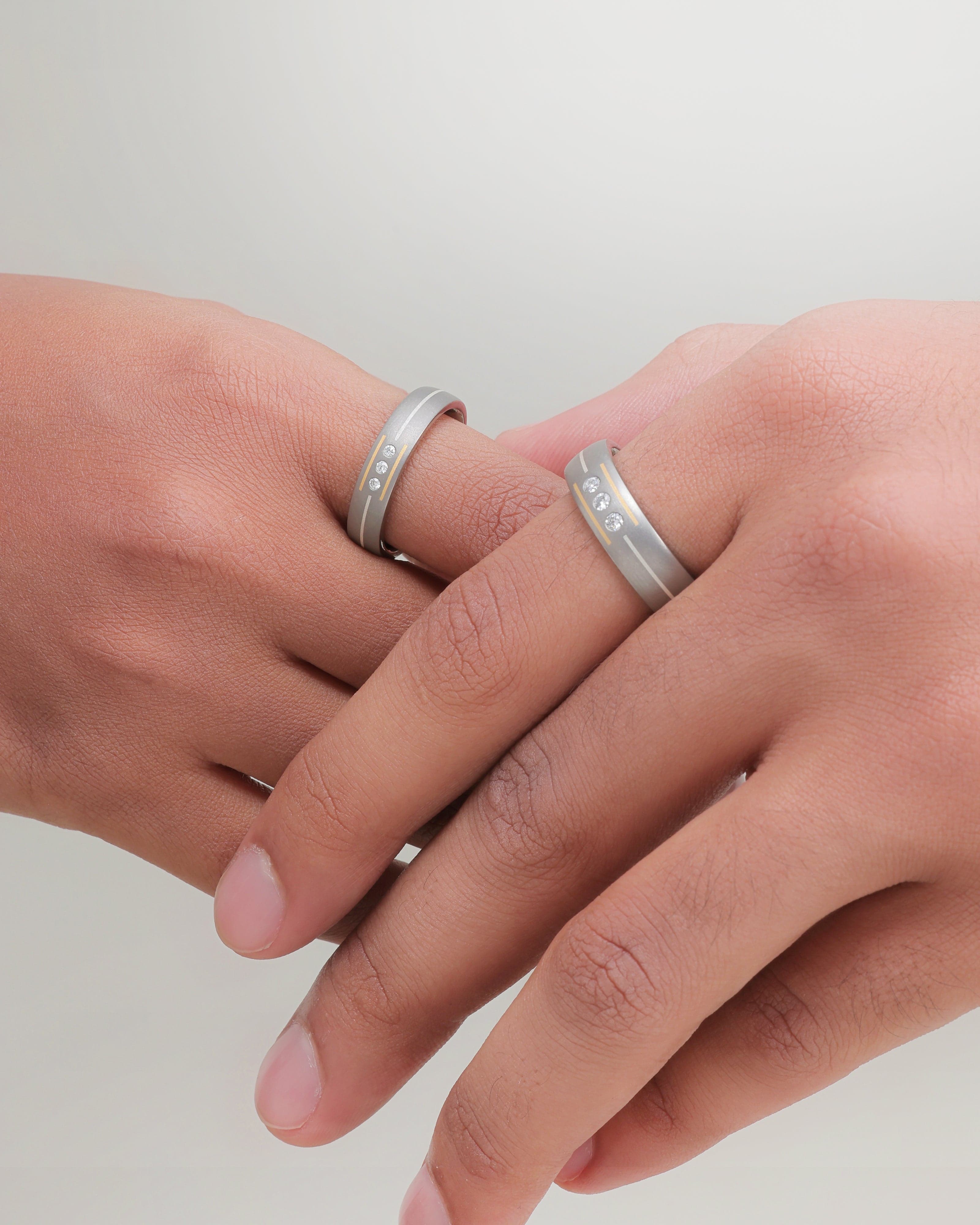 Couple's Titanium Band