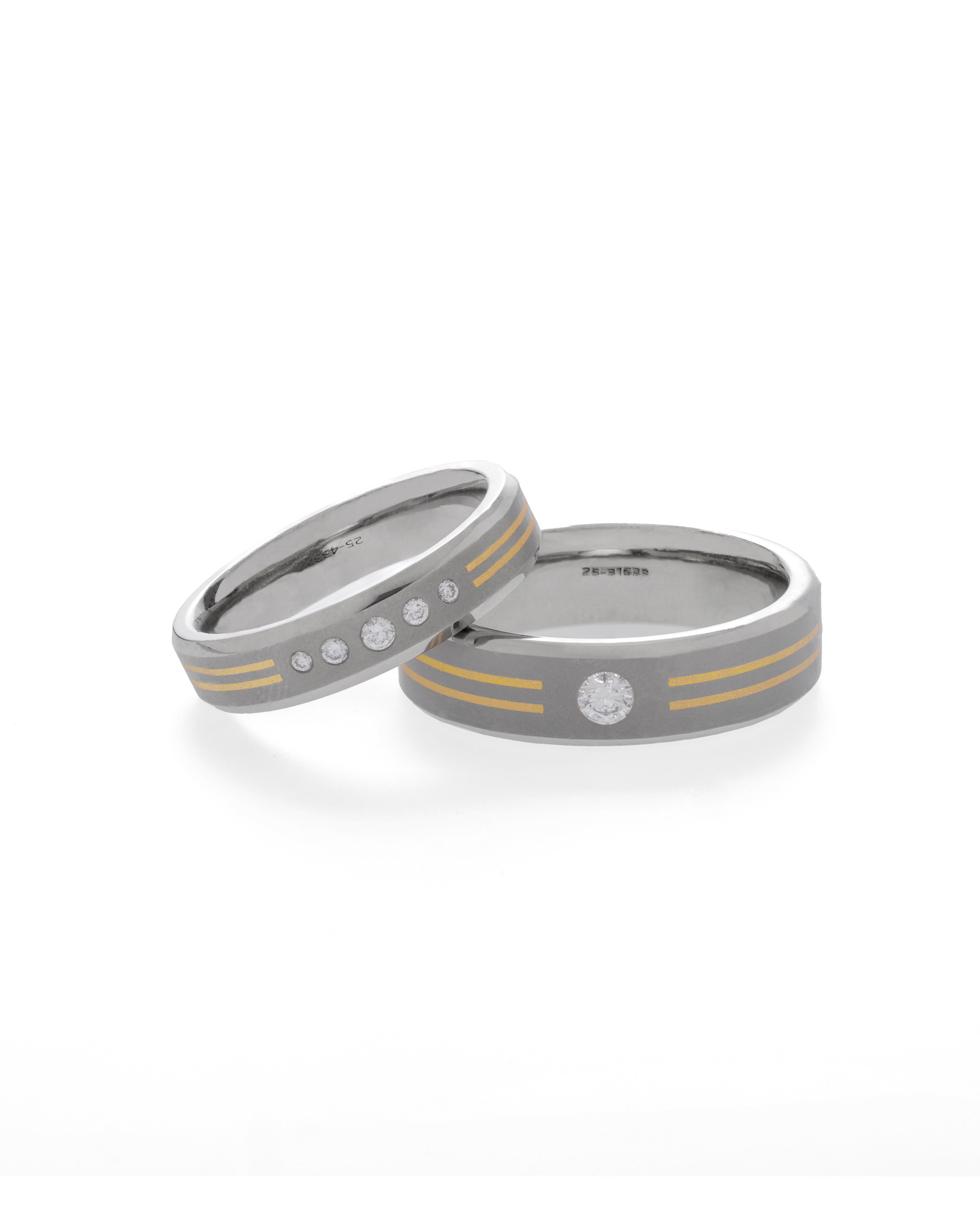 Couple's Titanium Band