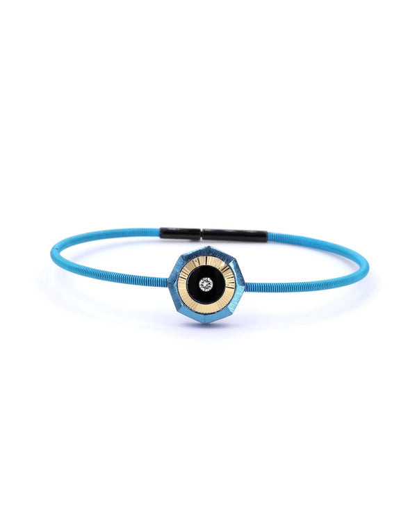 Vibes – Titanium Bracelet in Blue Color