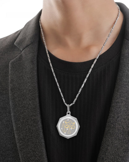 Unisex Titanium Zodiac Pendant