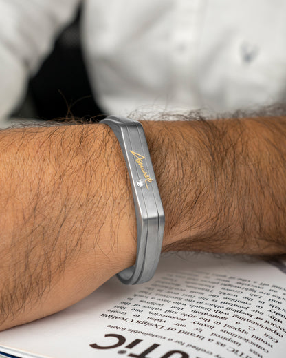 Autograph – Personalized Titanium Kada Bracelet
