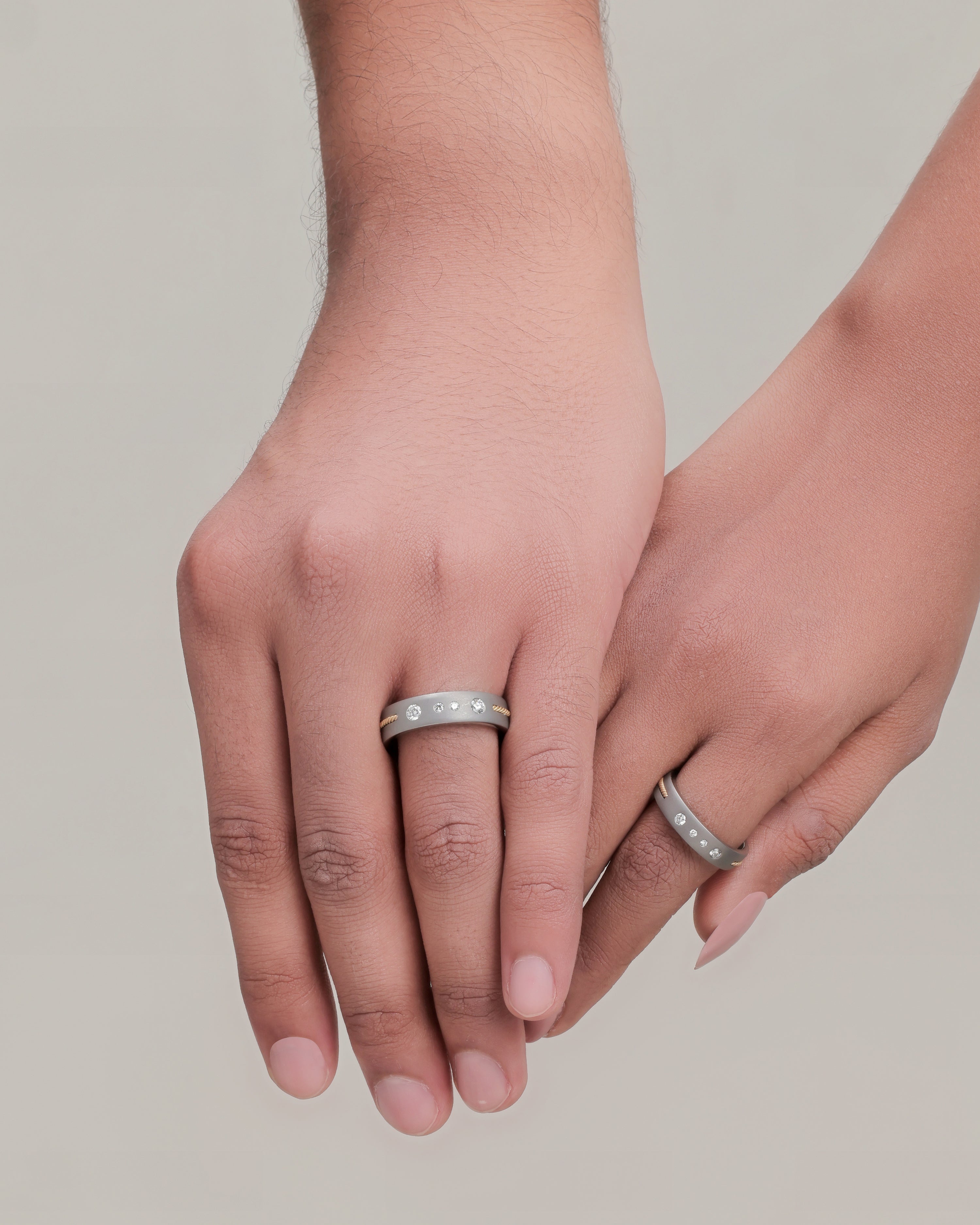 Couple's Titanium Band