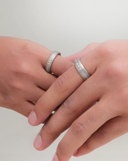 Couple's Titanium Band