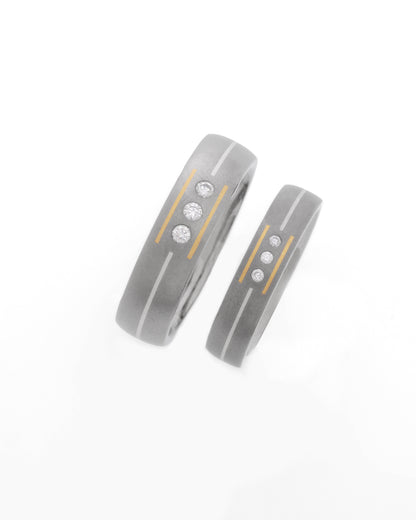 Couple's Titanium Band
