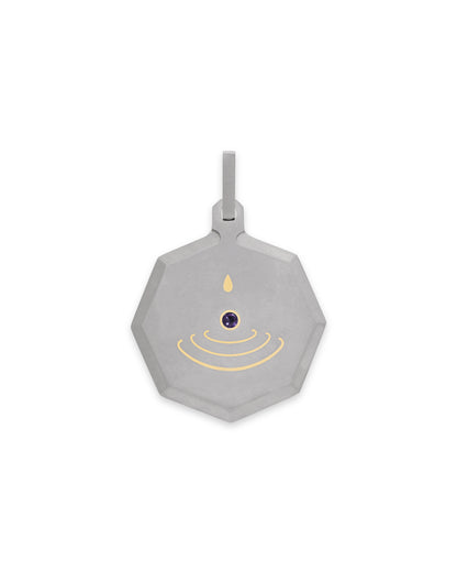 Unisex Titanium Zodiac Pendant