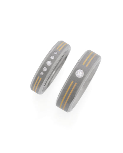 Couple's Titanium Band