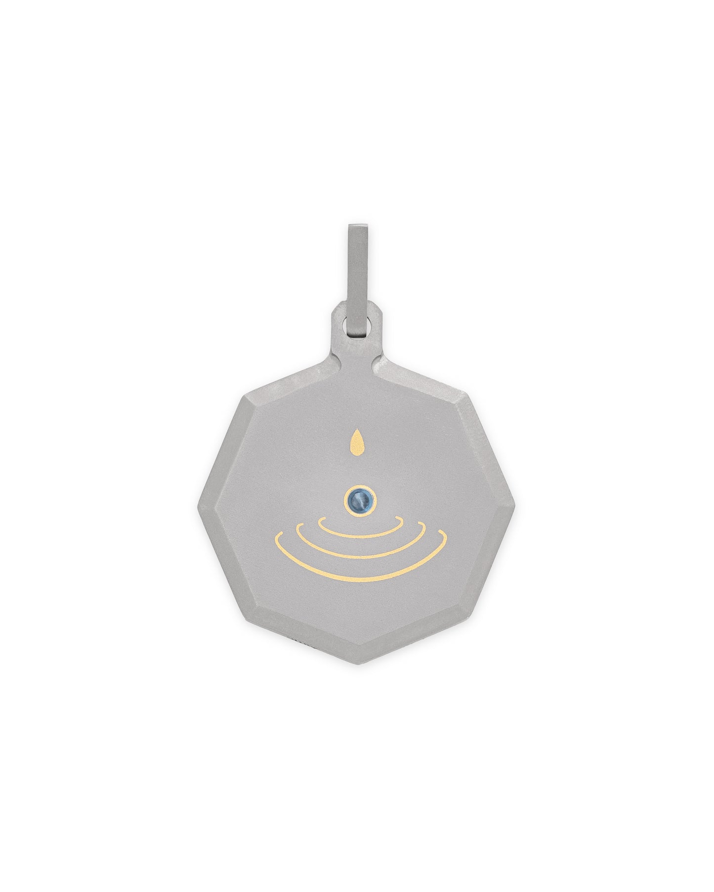 Unisex Titanium Zodiac Pendant