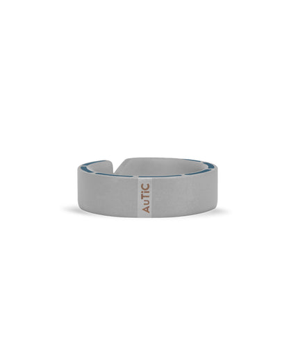 Women's  Silver  Love  Titanium Ring with Matte Finish