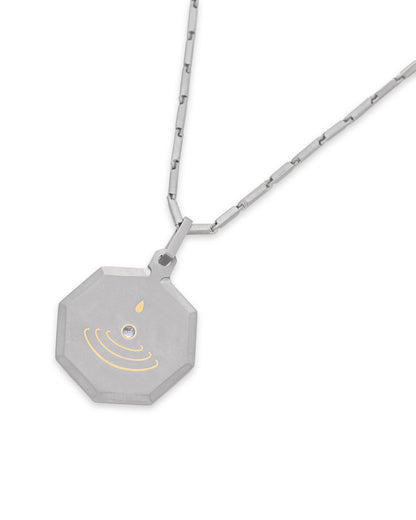 Unisex Titanium Zodiac Pendant