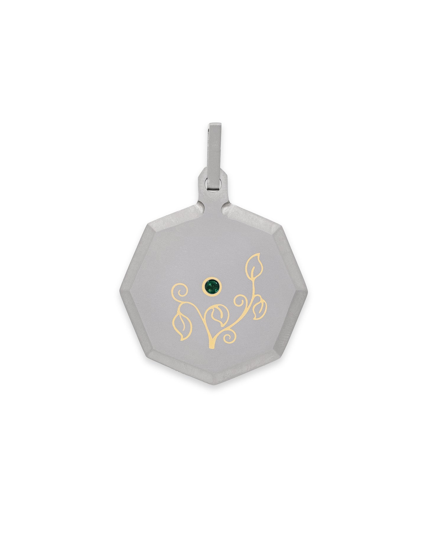 Unisex Titanium Zodiac Pendant