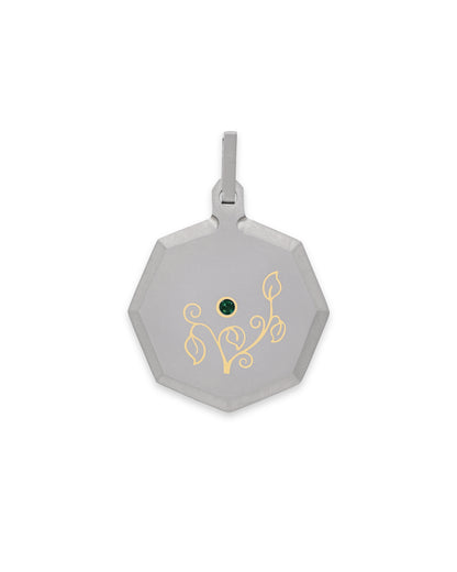 Unisex Titanium Zodiac Pendant