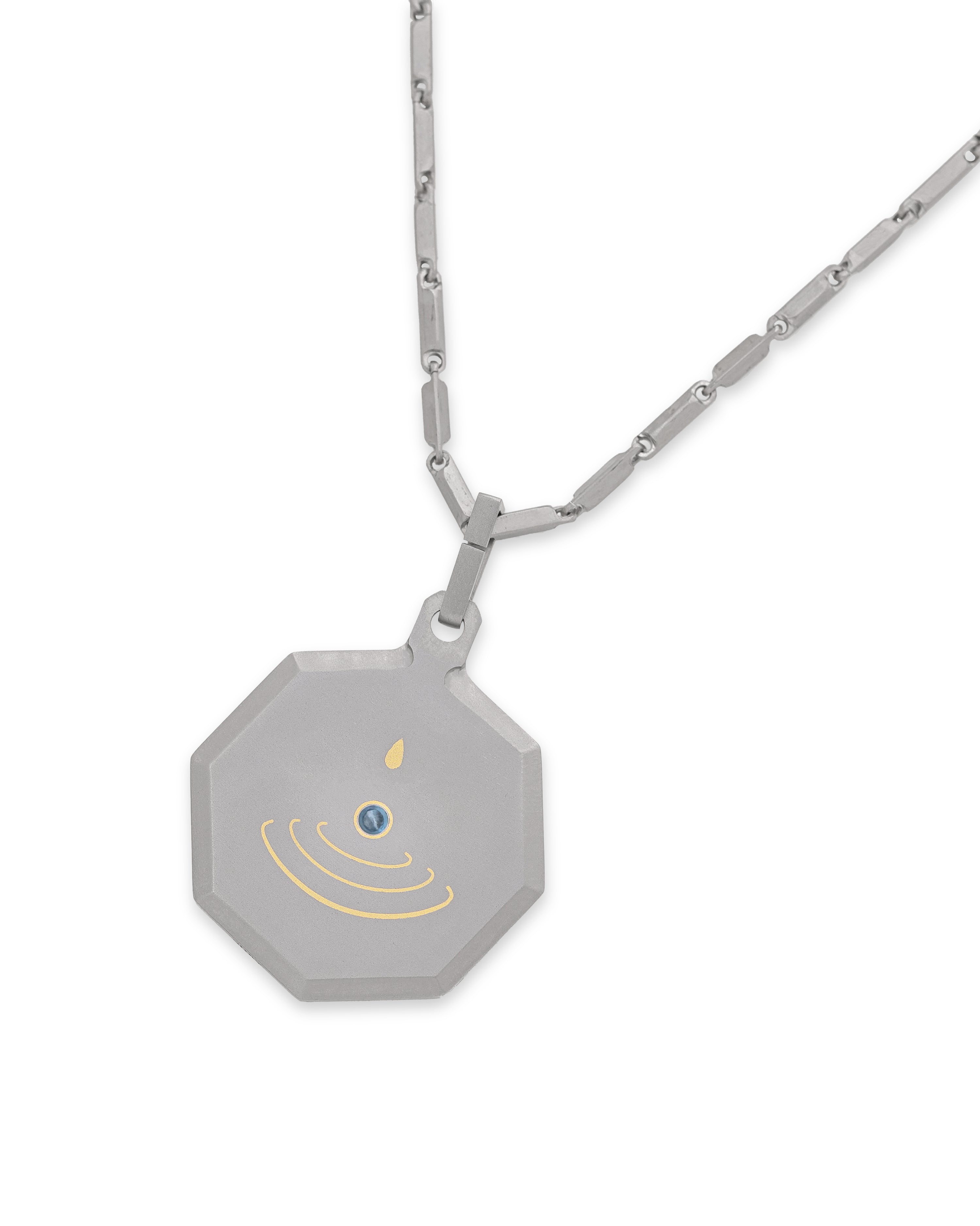 Unisex Titanium Zodiac Pendant