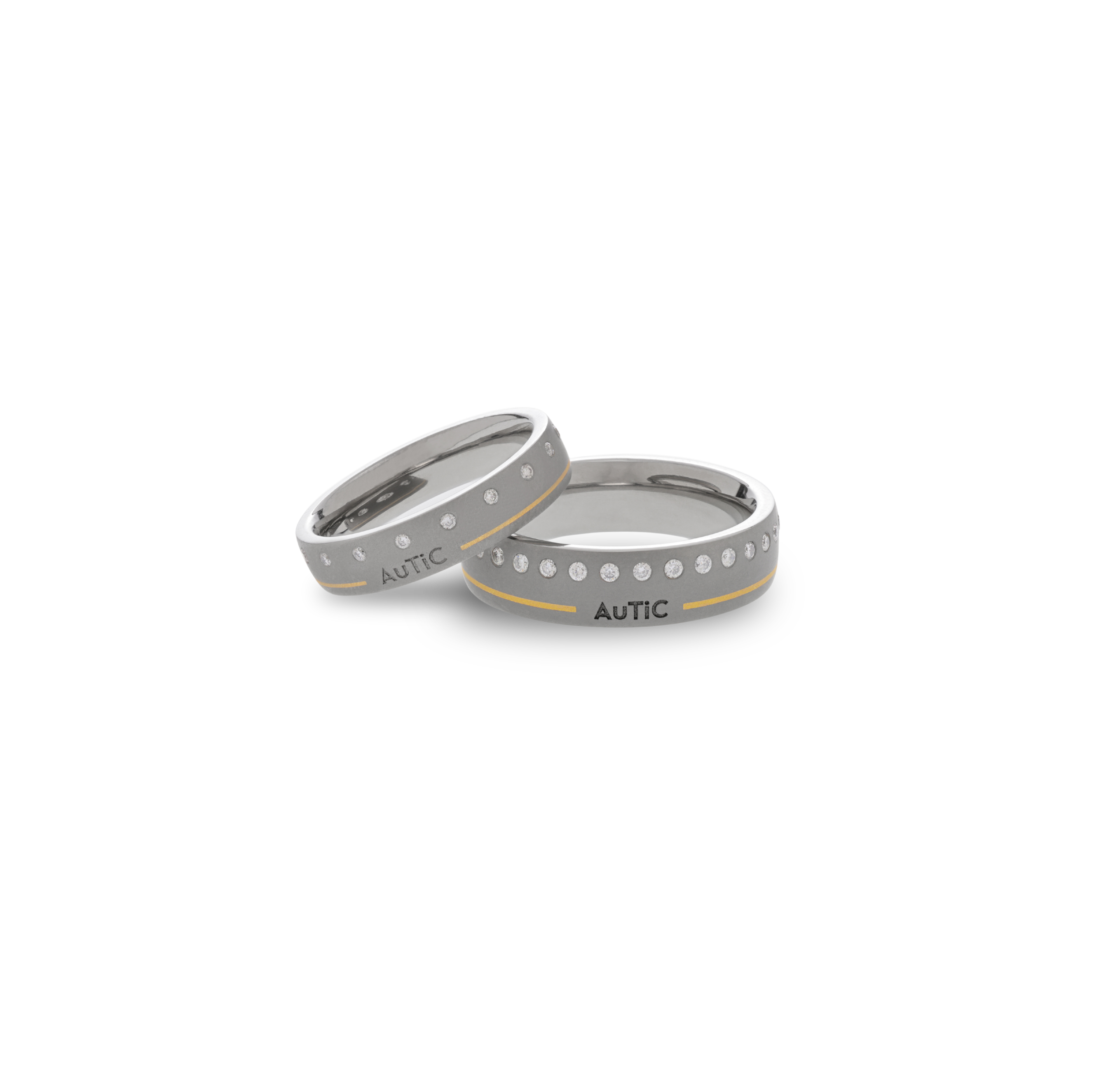 Eternity Forever -  Titanium Couple Bands