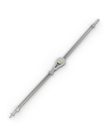 Unisex  Silver Titanium Bracelet with Matte  Finish