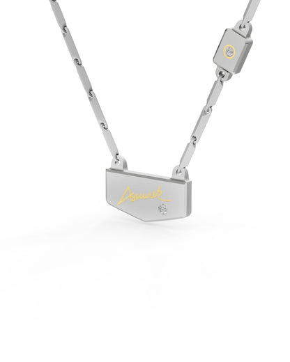 Autograph- Personalised Titanium Pendant