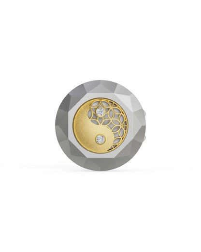 Duality - Titanium Button Cover