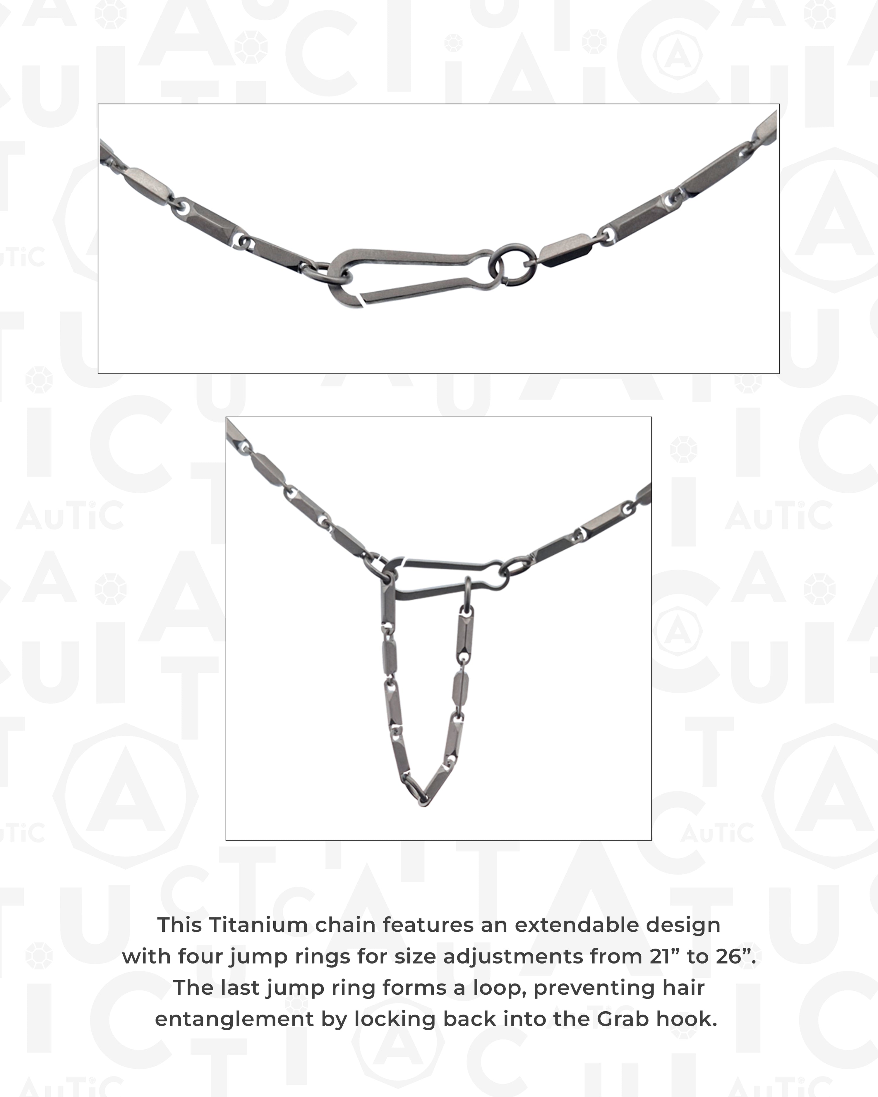 Unisex Titanium Zodiac Pendant