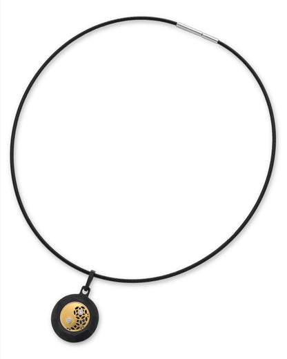 Unisex Black Titanium Pendant