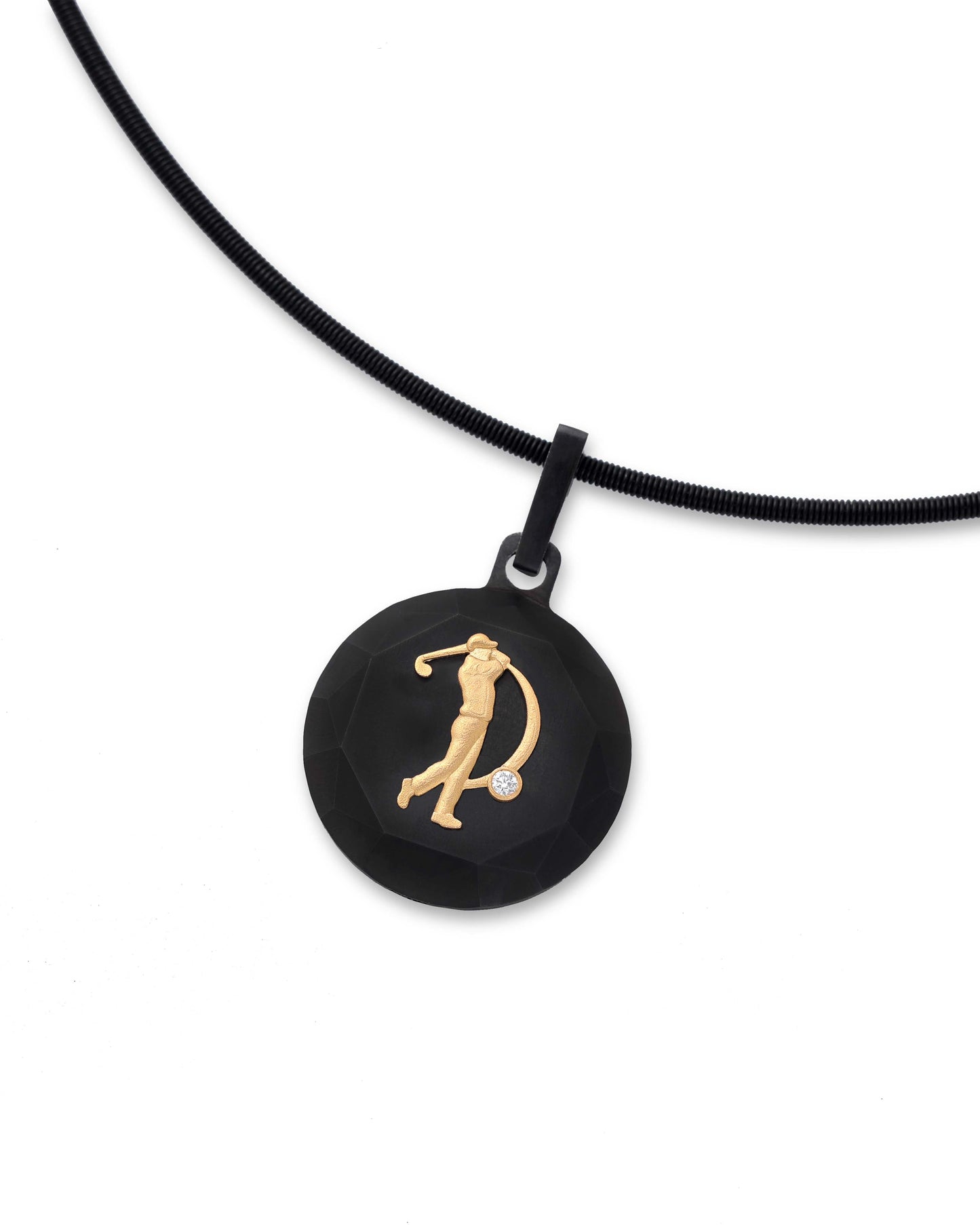 Goal – Black Titanium Pendant