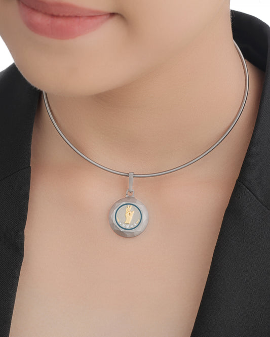 Vayu– Mudra Titanium Pendant