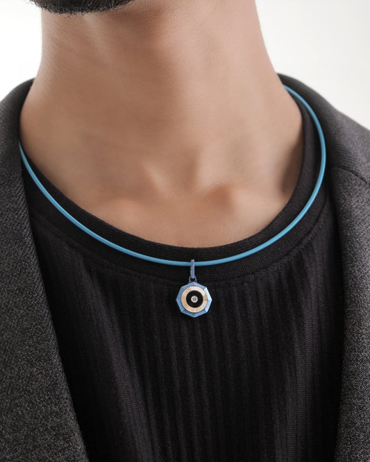 Vibes – Titanium Pendant in Blue Color