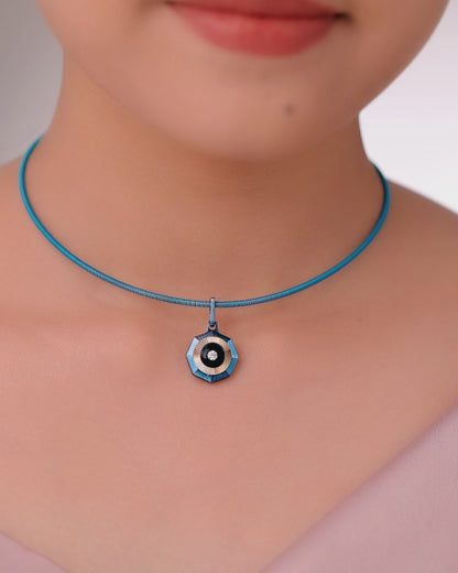 Vibes – Titanium Pendant in Blue Color