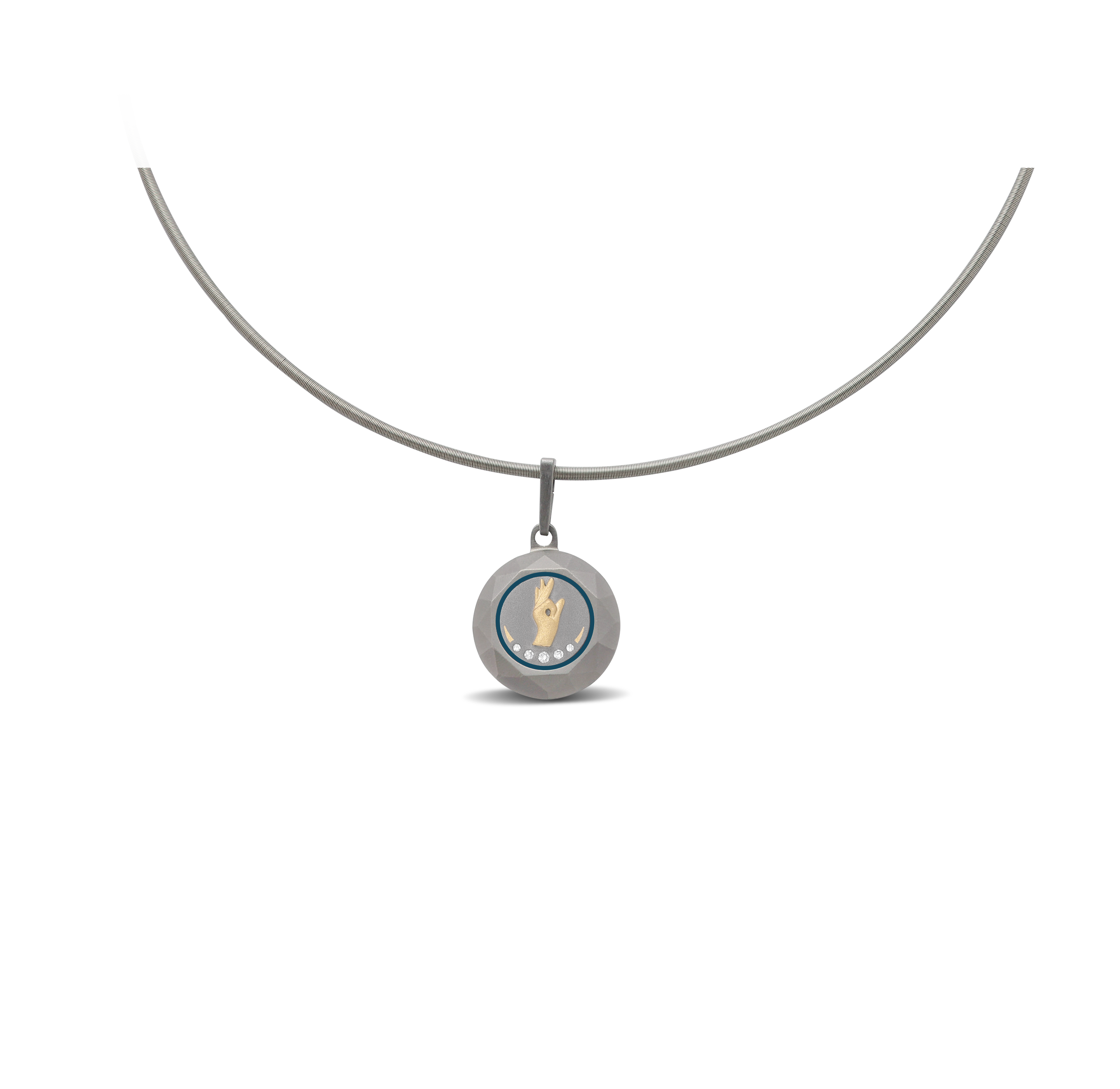 Vayu– Mudra Titanium Pendant